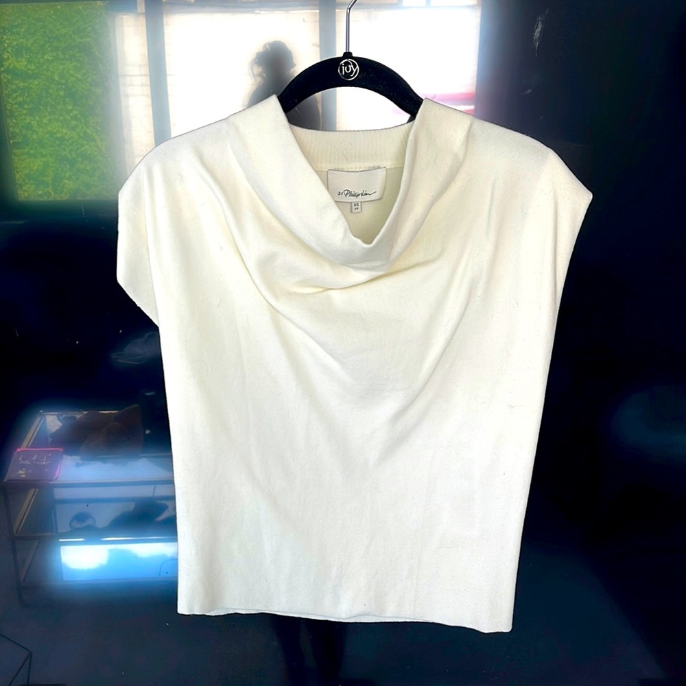 3.1 Phillip Lim knit cowl neck top